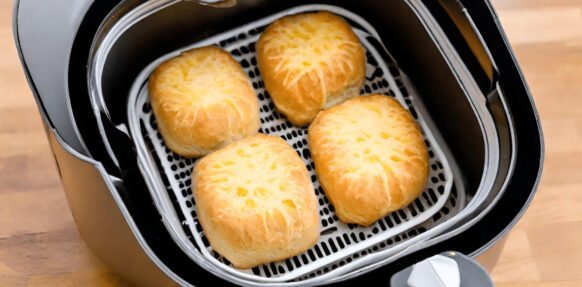 quanto tempo pão de queijo congelado na airfryer