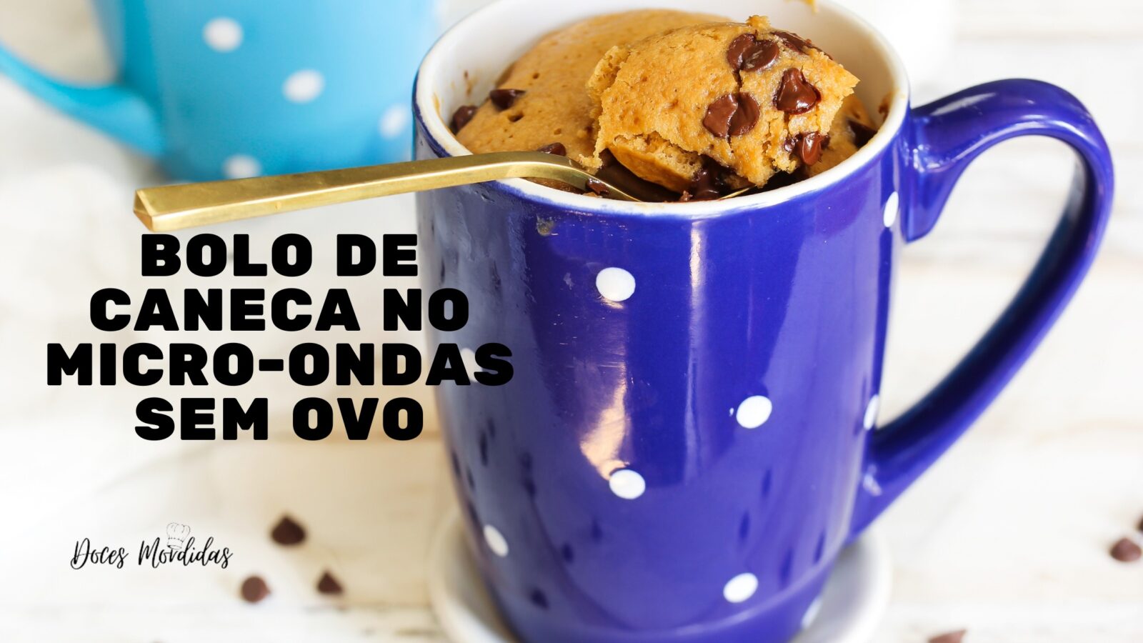 Bolo de Caneca Sem Ovo no Micro-ondas em 5 Minutos