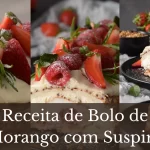 Receita de Bolo de Morango com Suspiro