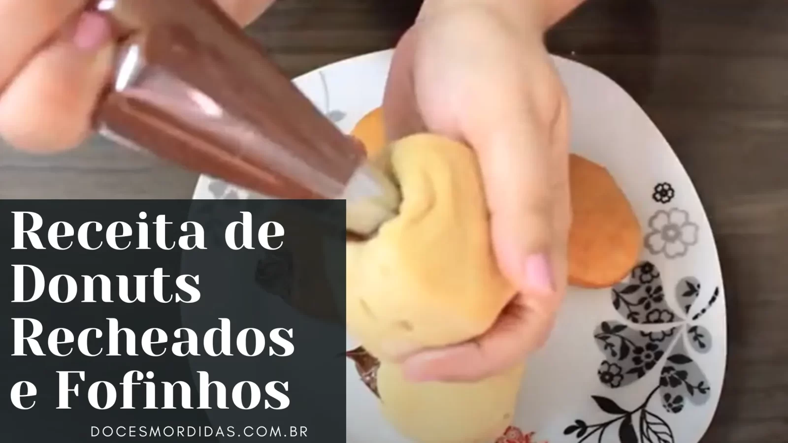 Receita de Donuts Recheados e Fofinhos