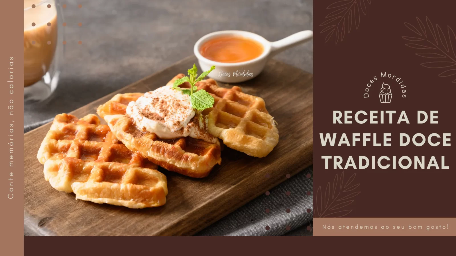 Receita de Waffle Doce Tradicional