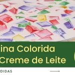 Gelatina Colorida com Creme de Leite