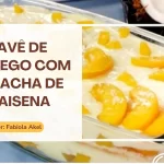 Pavê de Pêssego com Bolacha de Maisena