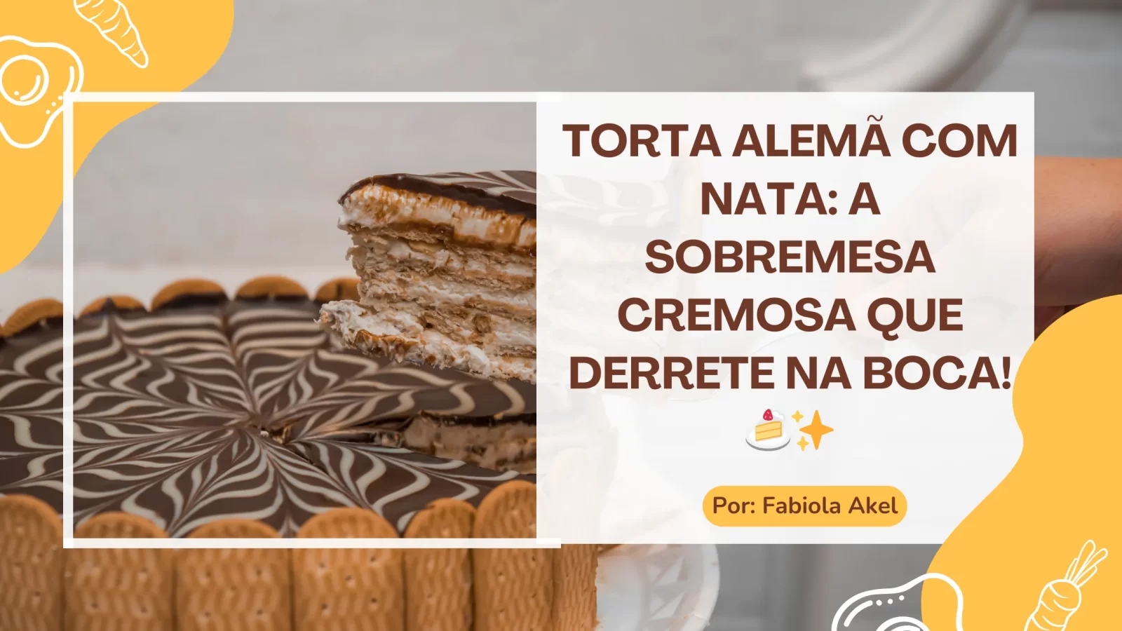 Torta Alemã com Nata