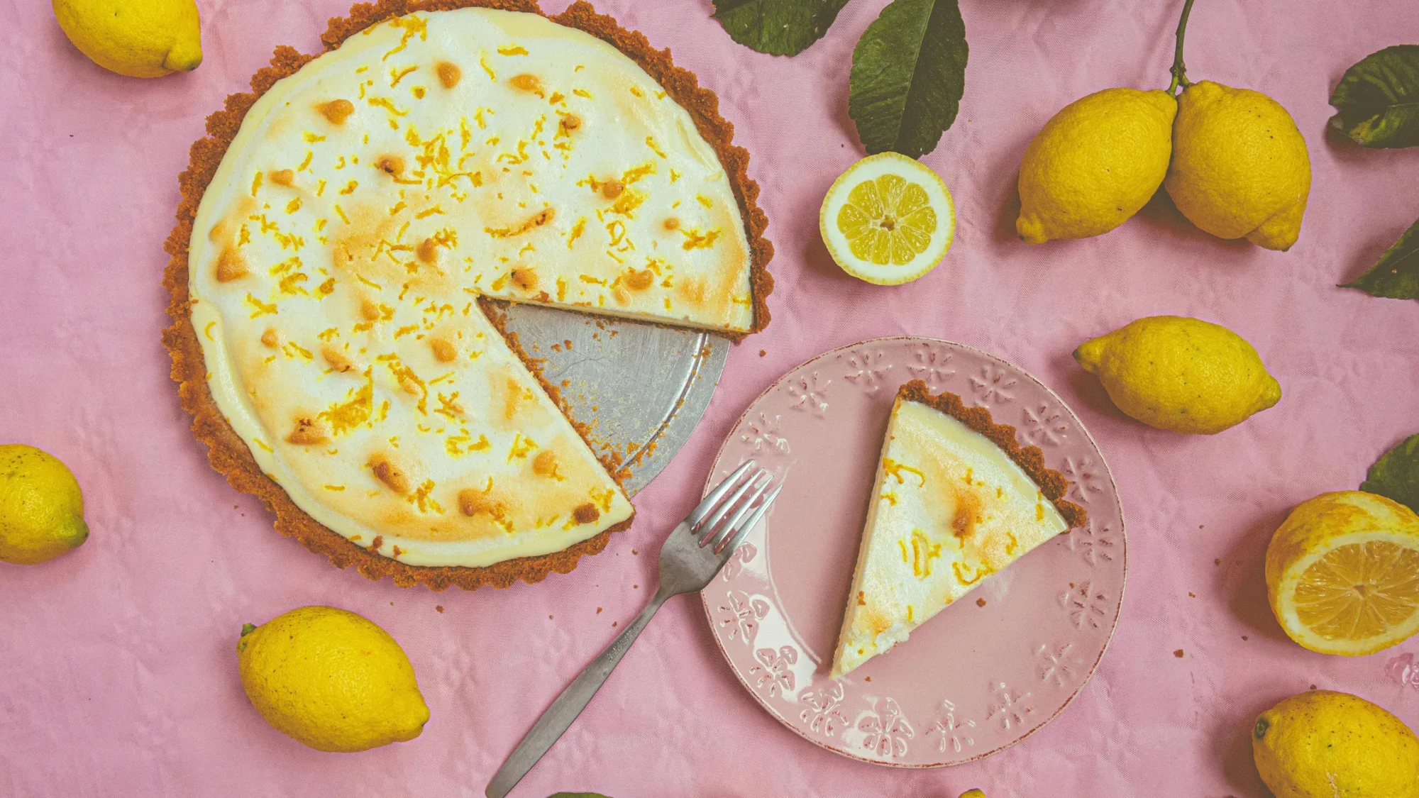 Receita de Torta de Limão com Bis Branco
