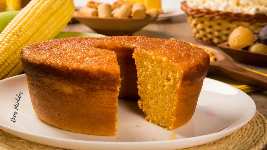 Bolo de Milho-Verde Saudável